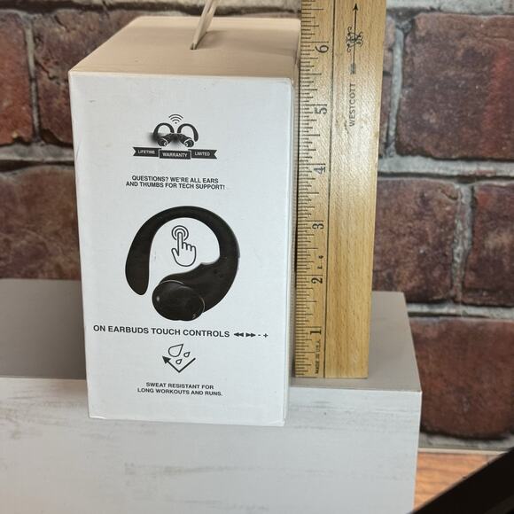 AIRBUDS True Wireless Sport Bluetooth Ear Bud Headphones w/ Charge Case - Picture 2 of 13